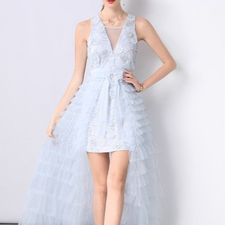 Blue Oriel Princess Dress