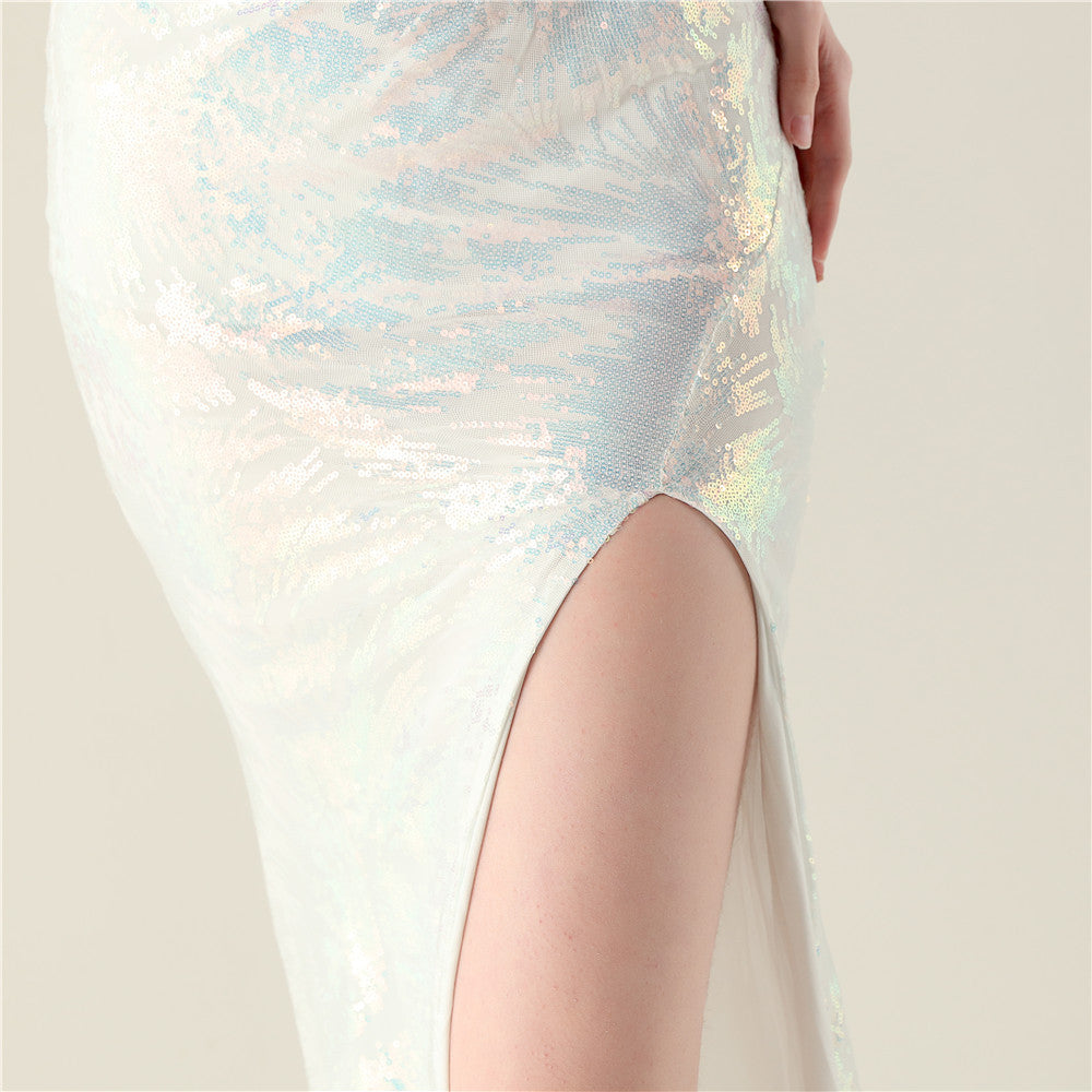 Beaded Moonlit Grace Gown