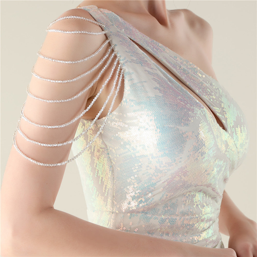 Beaded Moonlit Grace Gown