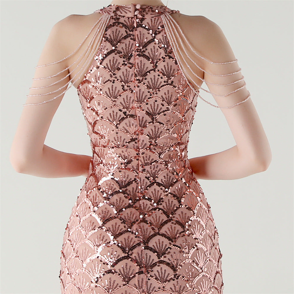 Blush Fishtail Grace Gown