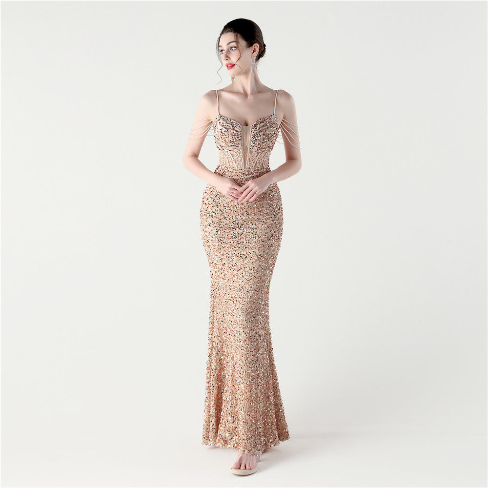 Gala Glide Sequin Dress