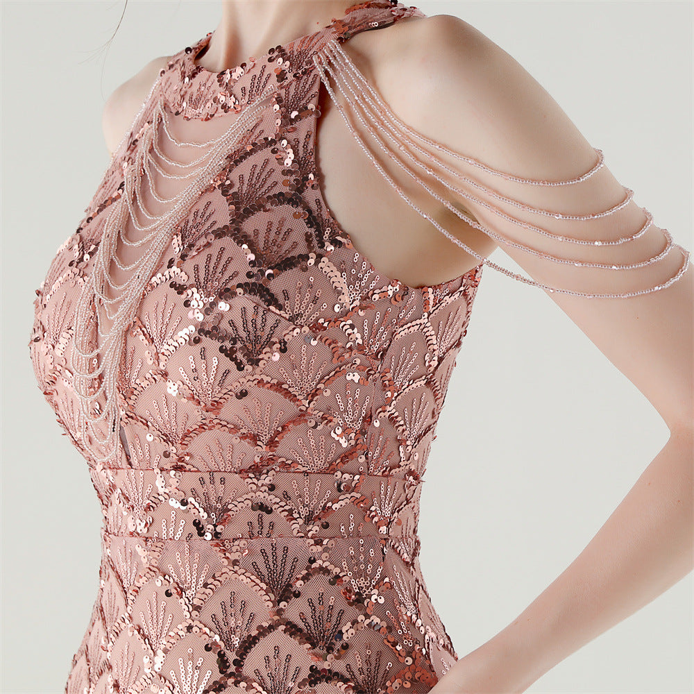 Blush Fishtail Grace Gown