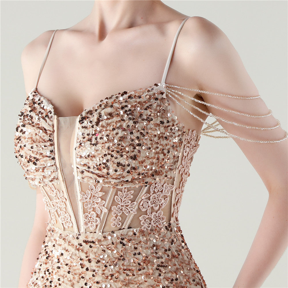 Gala Glide Sequin Dress