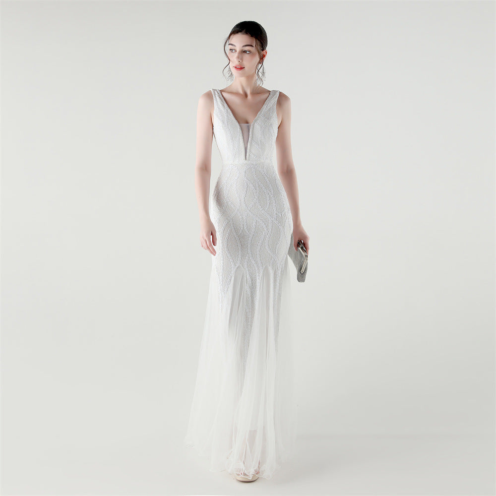 Ivory Coastal Breeze Maxi Dress