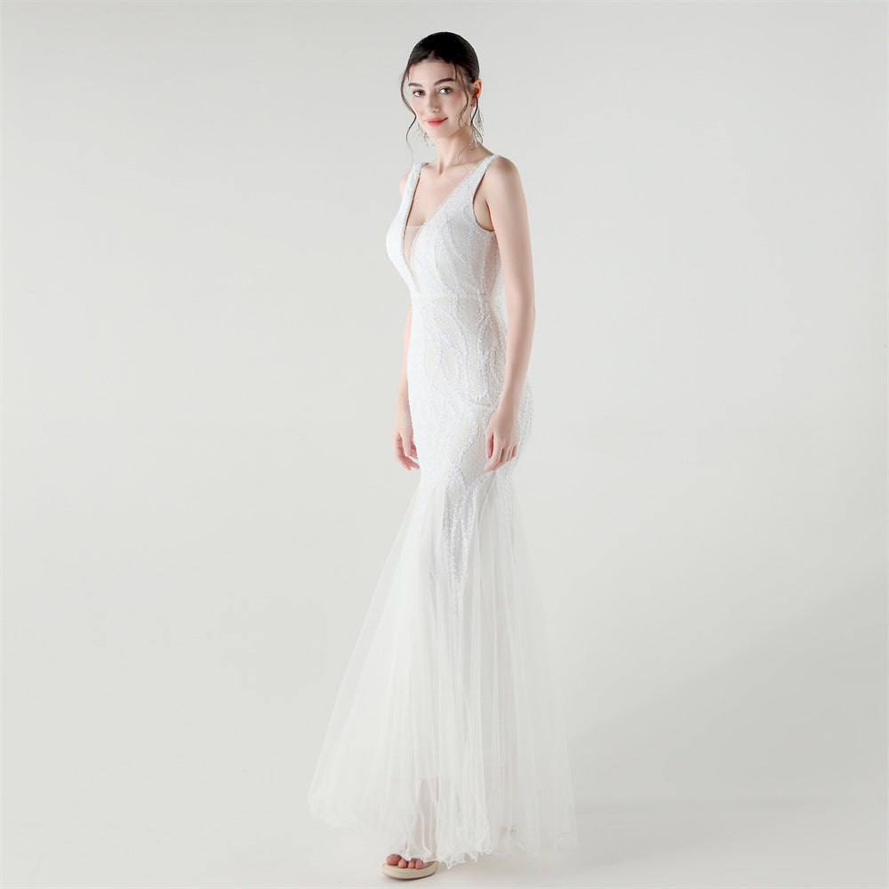 Ivory Coastal Breeze Maxi Dress