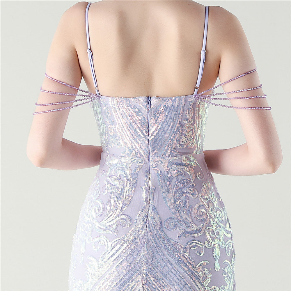 Iridescent Orchid Gown