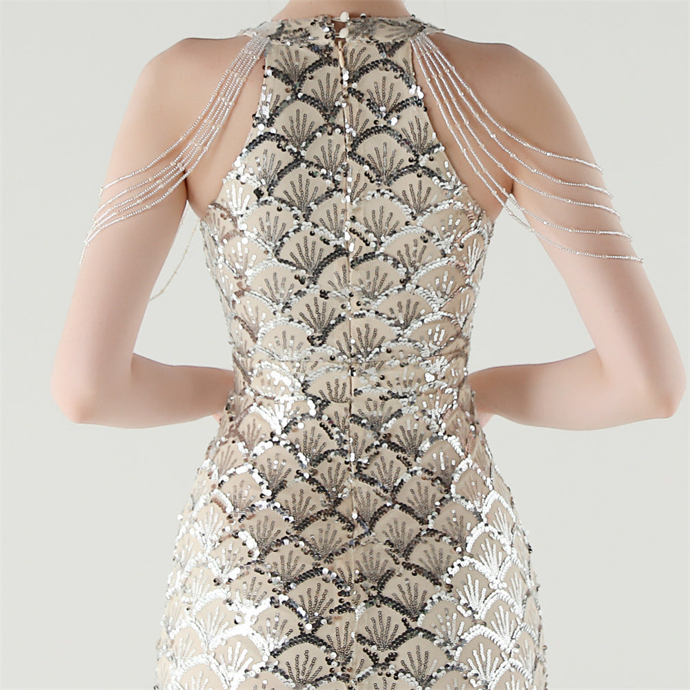 Moonlight Fishtail Luxe Gown