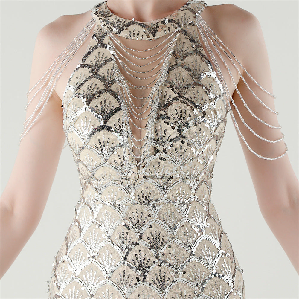 Moonlight Fishtail Luxe Gown