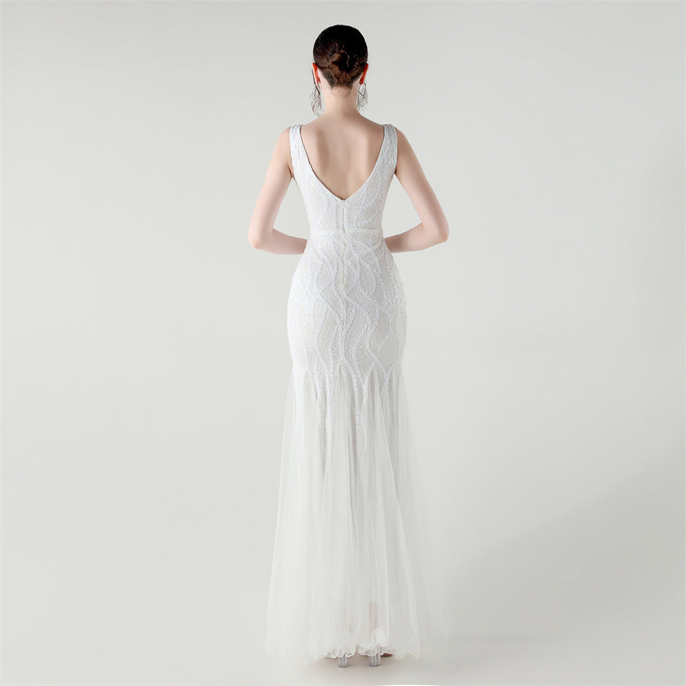 Ivory Coastal Breeze Maxi Dress