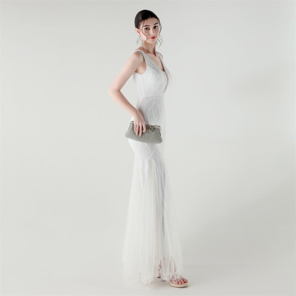 Ivory Coastal Breeze Maxi Dress