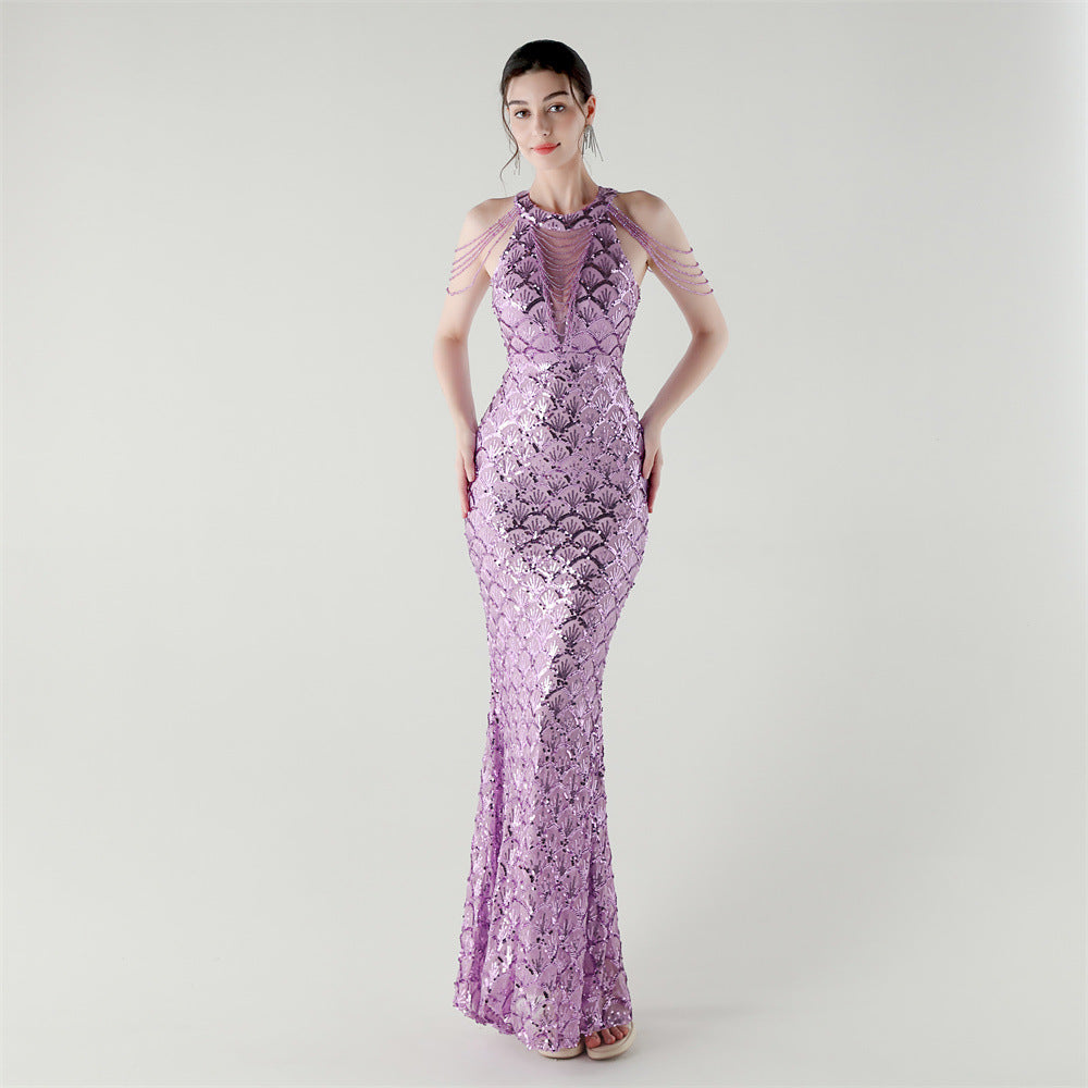 Lavender Fishtail Dream Gown