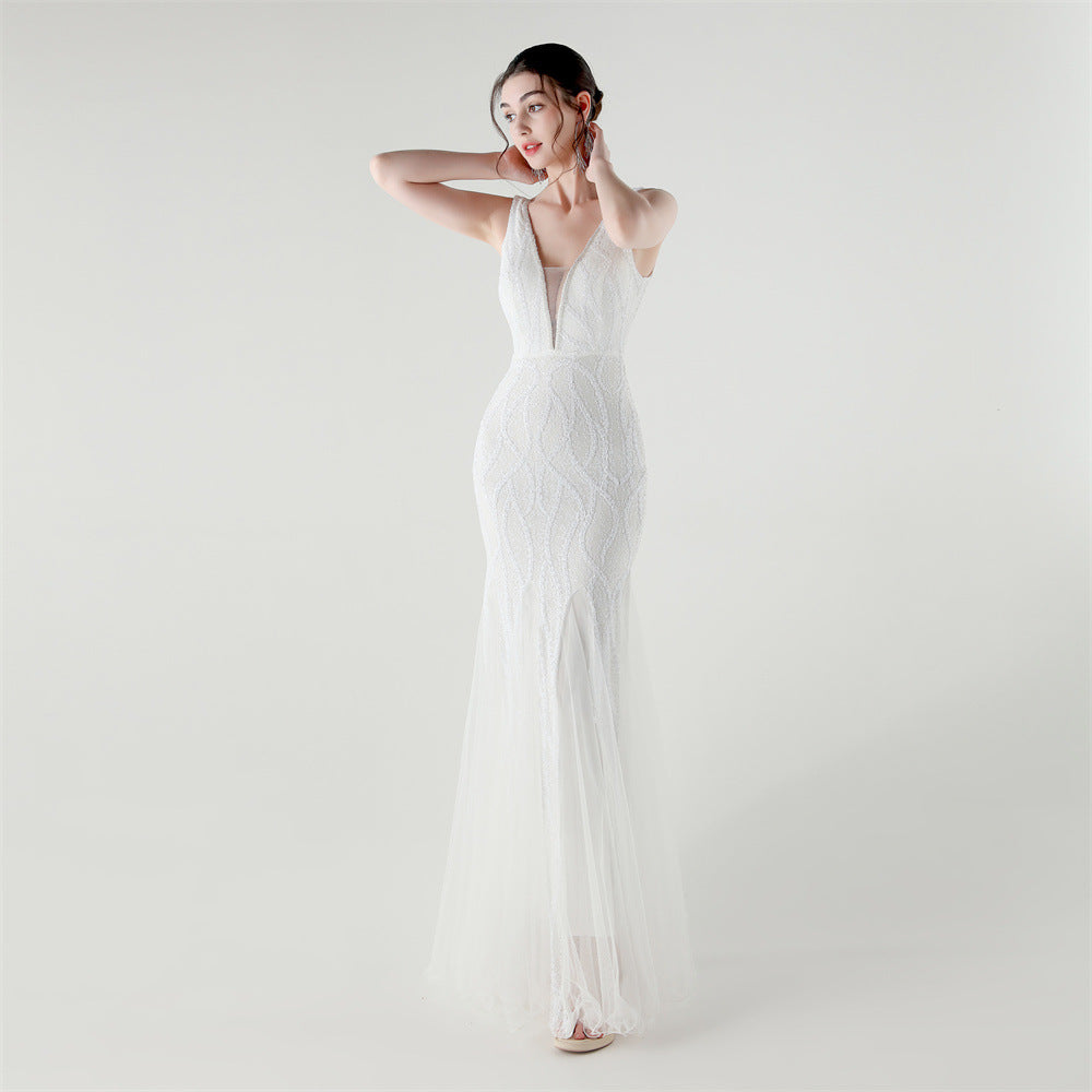 Ivory Coastal Breeze Maxi Dress