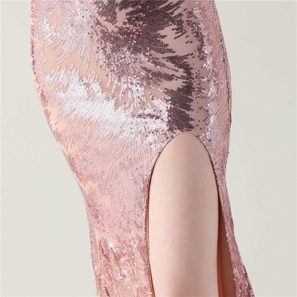 Blush Lotus Fairytale Embellished Floral Dress