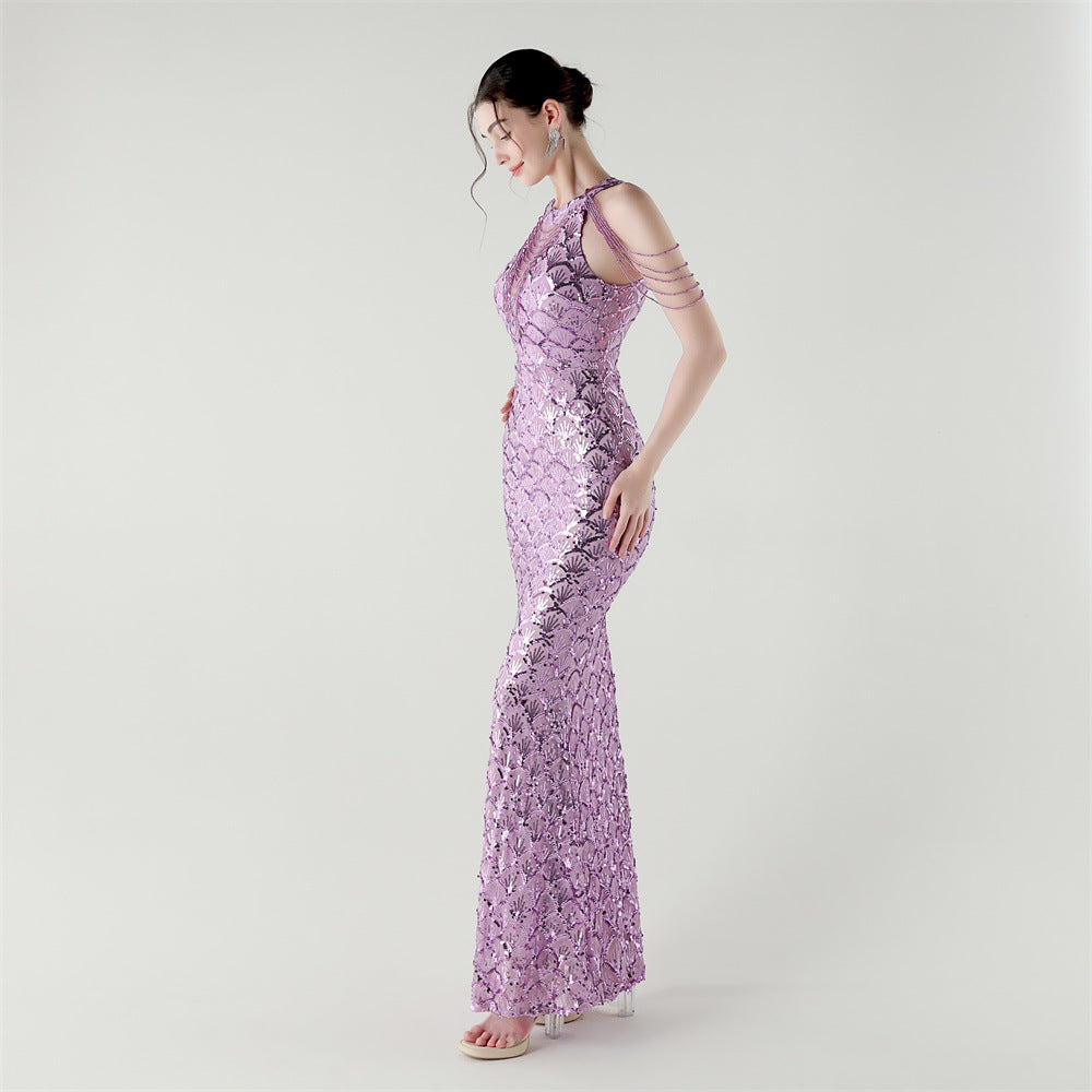Lavender Fishtail Dream Gown