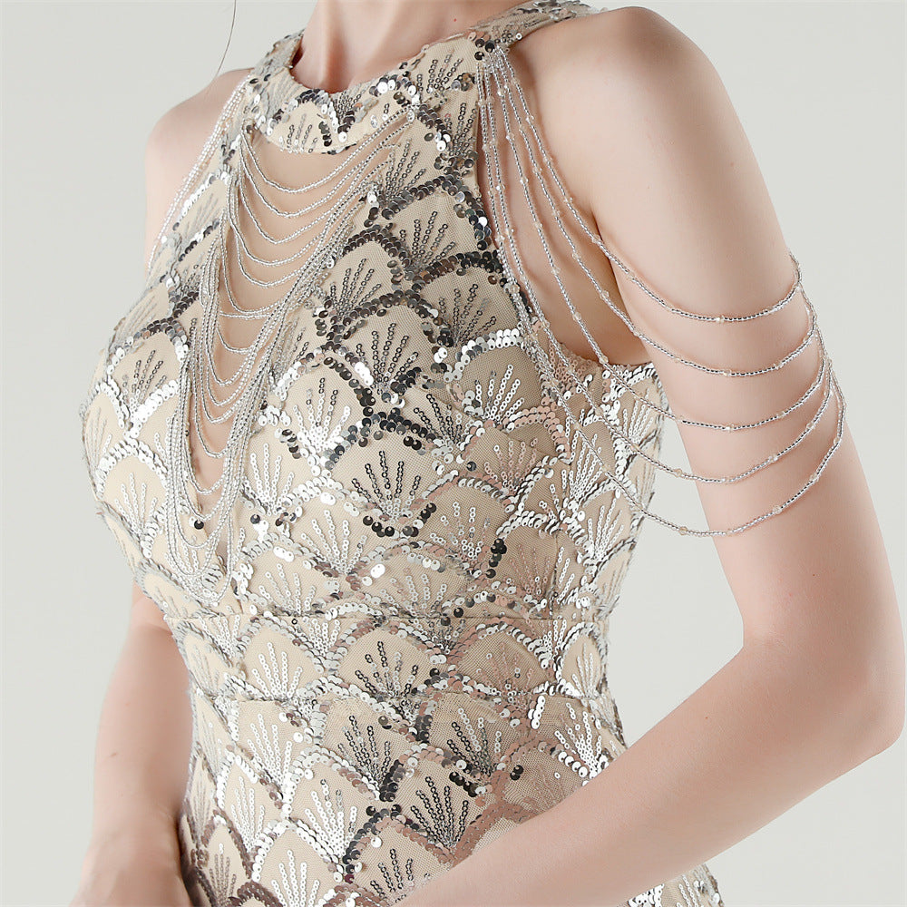 Moonlight Fishtail Luxe Gown