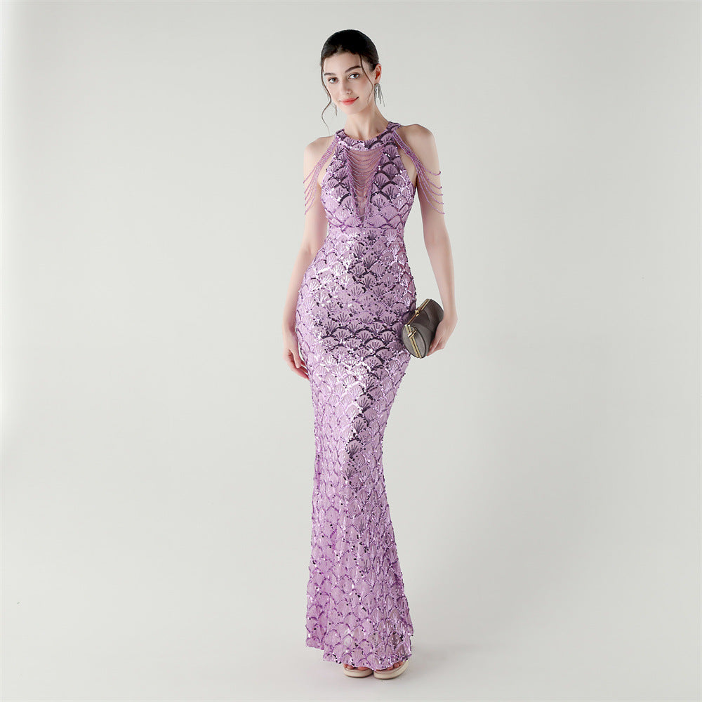 Lavender Fishtail Dream Gown
