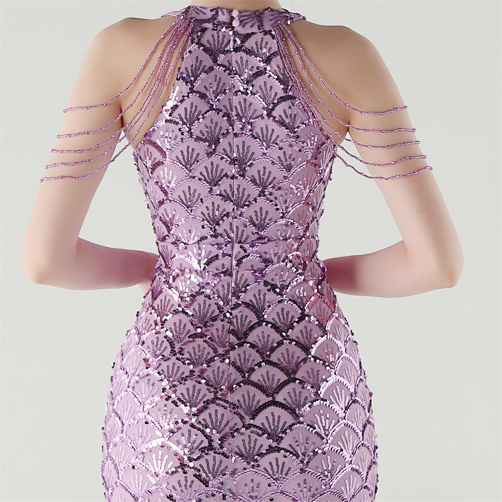 Lavender Fishtail Dream Gown