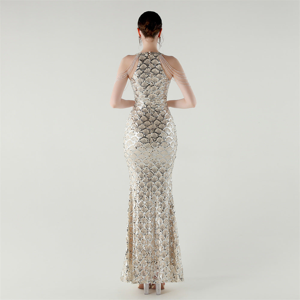 Moonlight Fishtail Luxe Gown