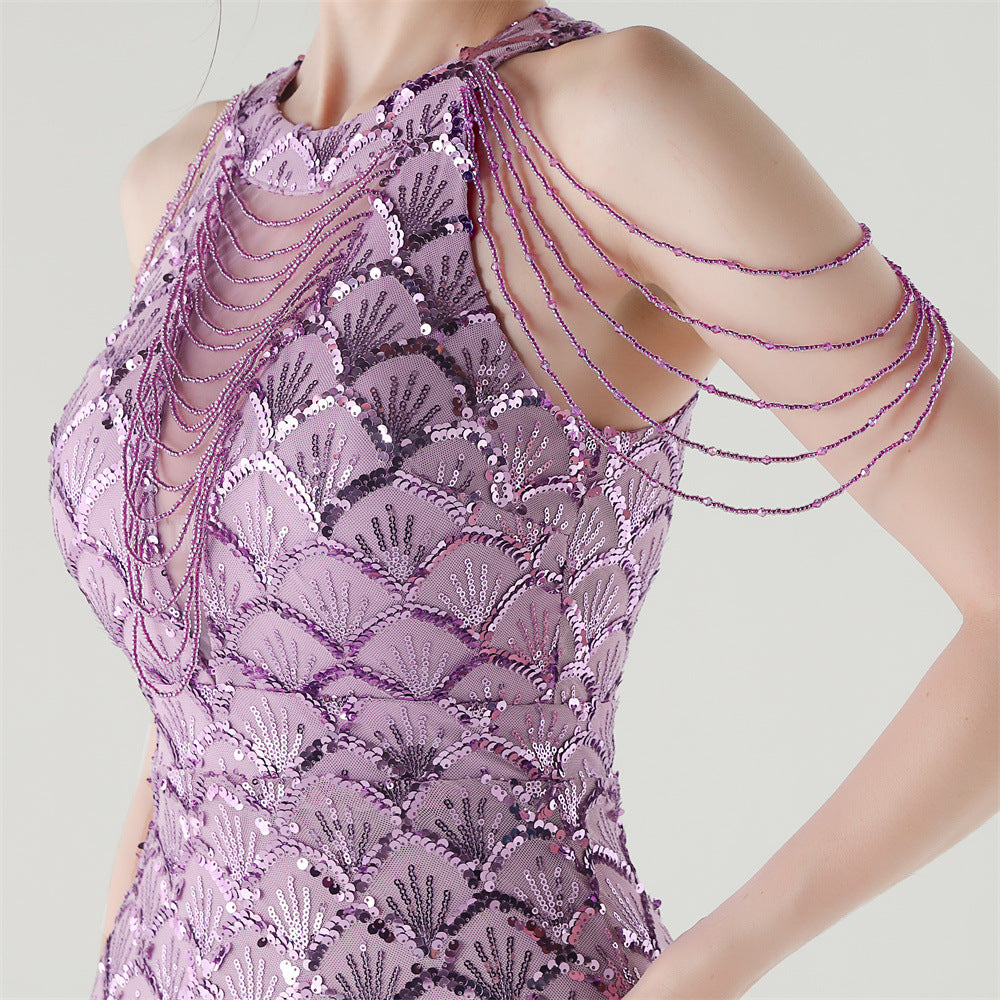 Lavender Fishtail Dream Gown