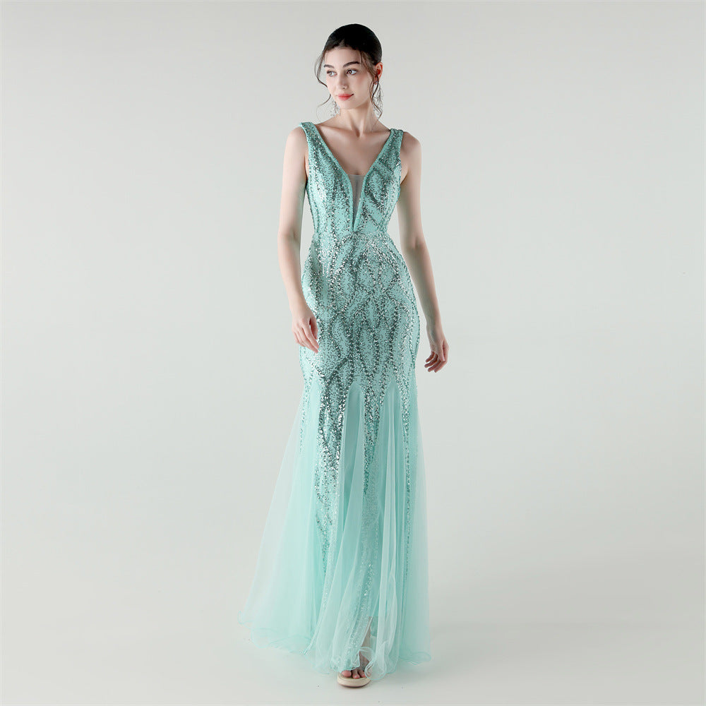 Mint Coastal Breeze Maxi Dress