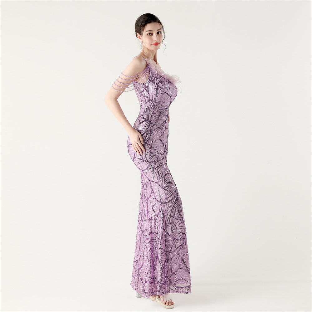 Beaded Whisper Maxi Dress