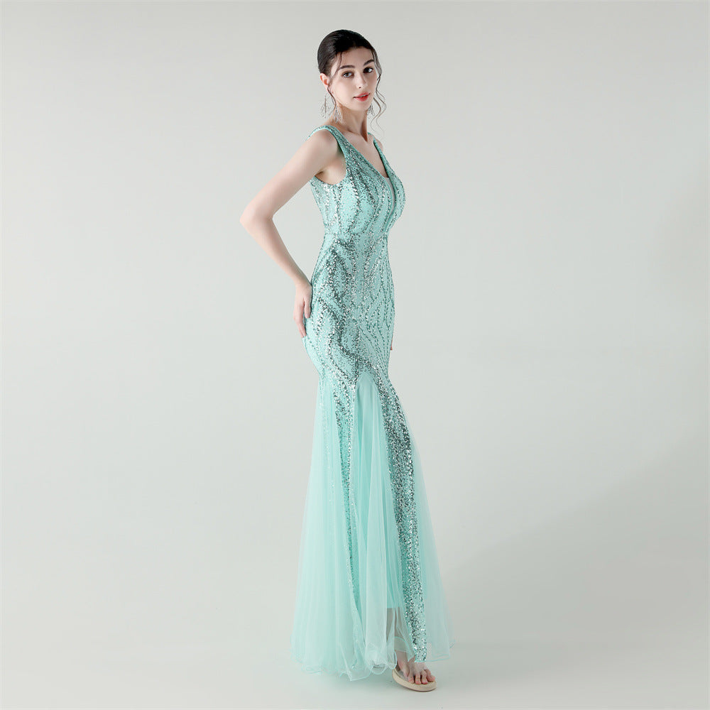 Mint Coastal Breeze Maxi Dress