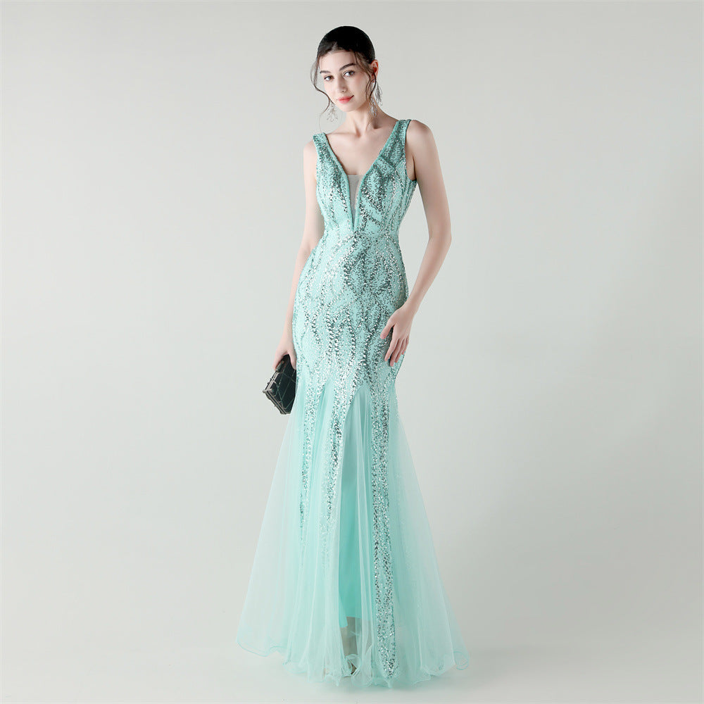 Mint Coastal Breeze Maxi Dress