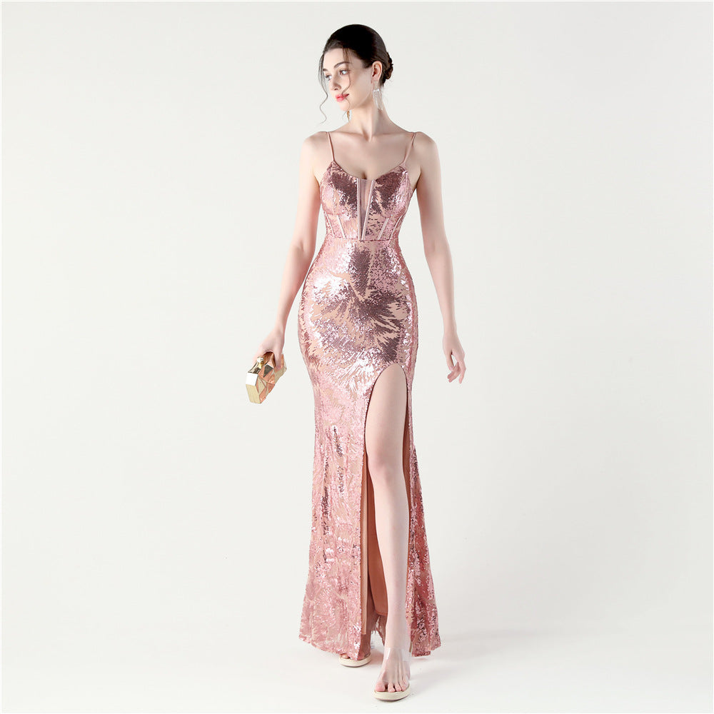 Blush Lotus Fairytale Embellished Floral Dress