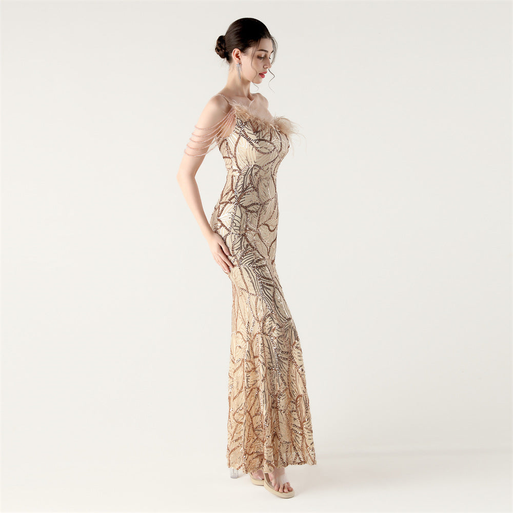 Beaded Whisper Gown