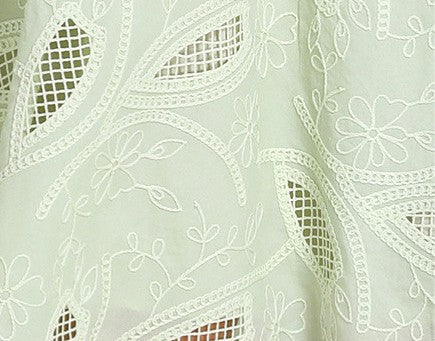 Mint Petal Lace Dress