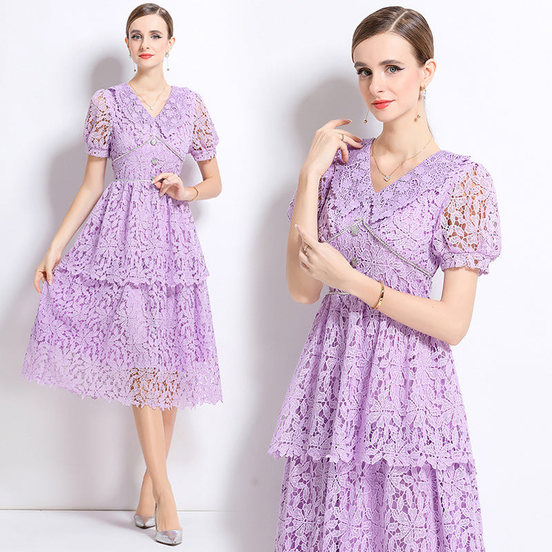 Lavender Lace Dress